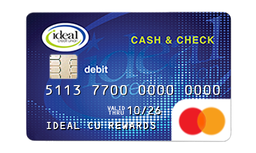 blue debit rewards card