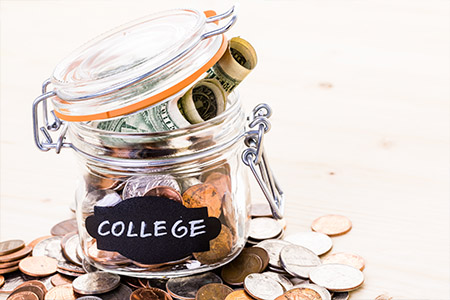 College change jar