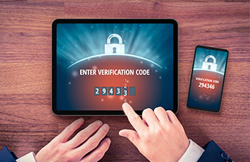 phone and ipad using multifactor authentication